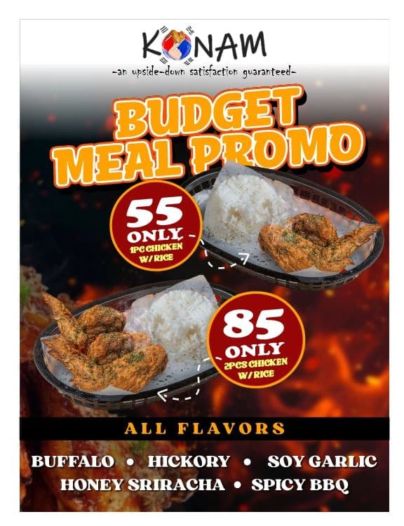 Budget Meal Promo